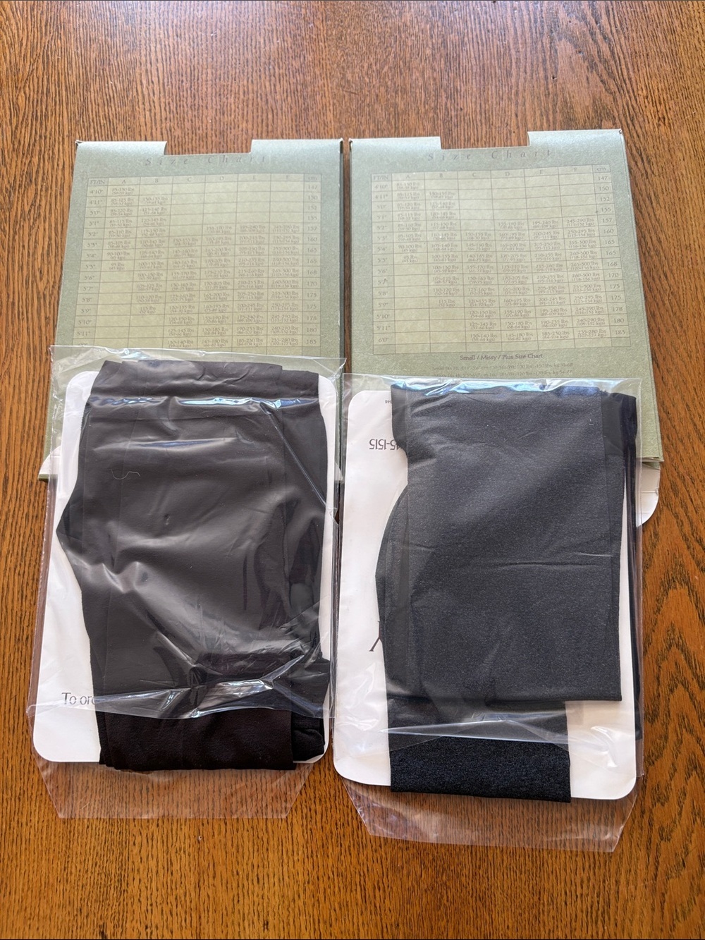 Legacy Sheer Legwear - Grey Heather Pair and Brown Pair - Picture 5 of 7
